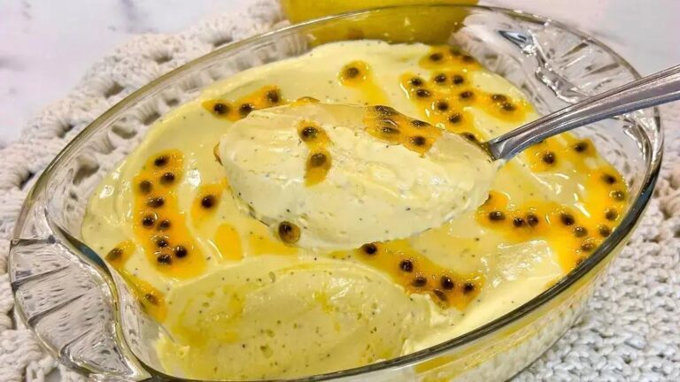 Mousse de maracujá