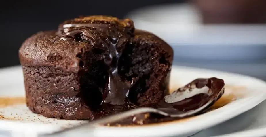 Suflê de chocolate