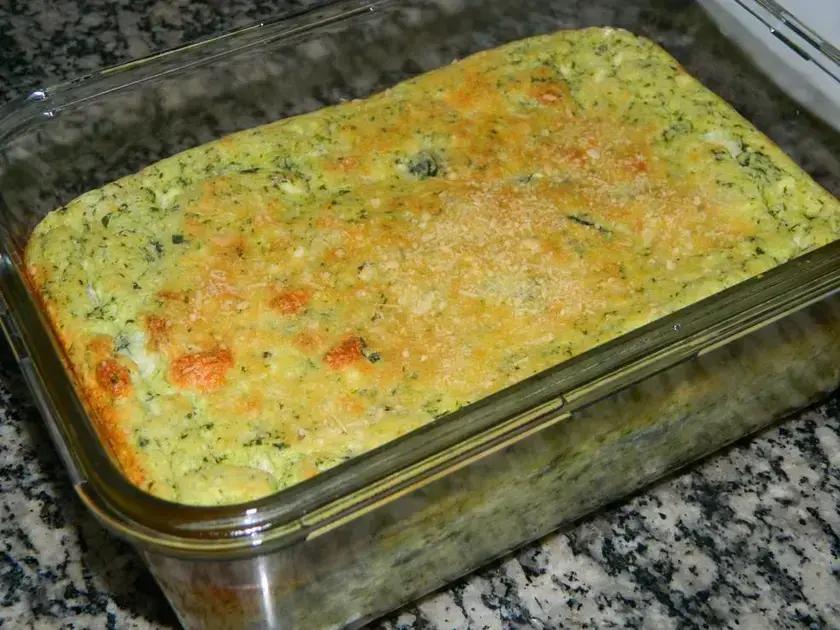 suflê de espinafre