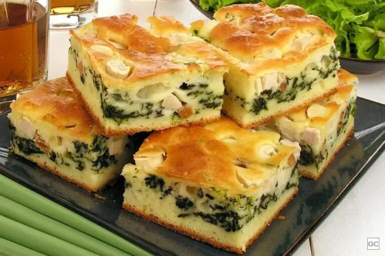 Torta de ricota com espinafre