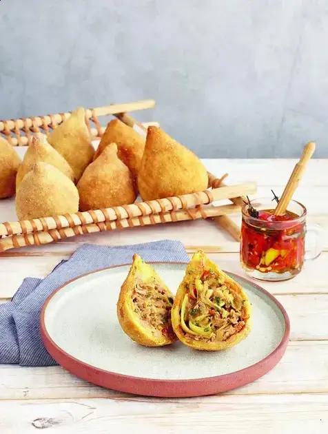 Coxinha vegana de jaca