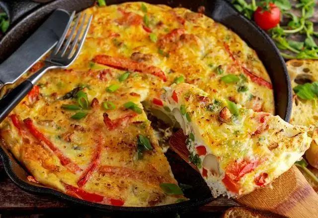 omelete de forno