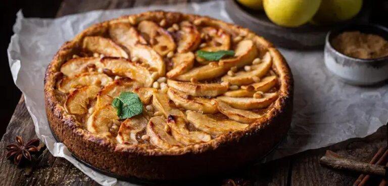 Torta de maçã invertida