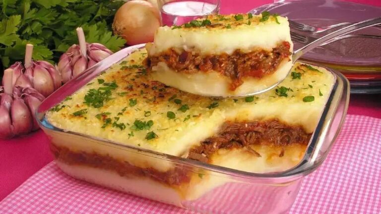 Escondidinho de batata com carne moída