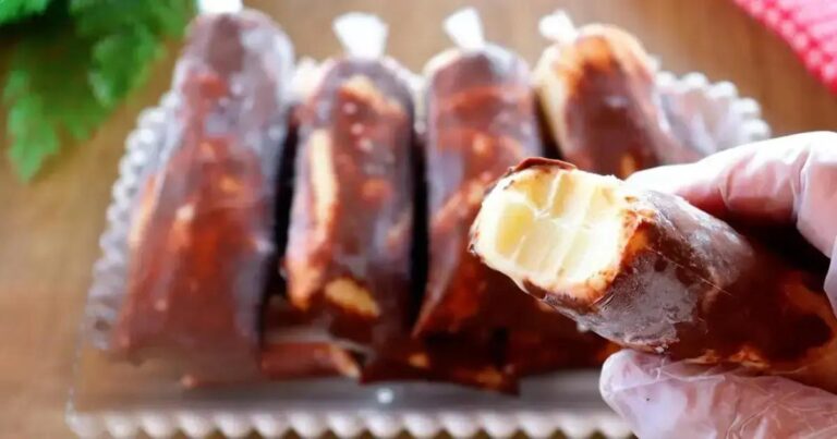 Geladinho de ninho com nutella