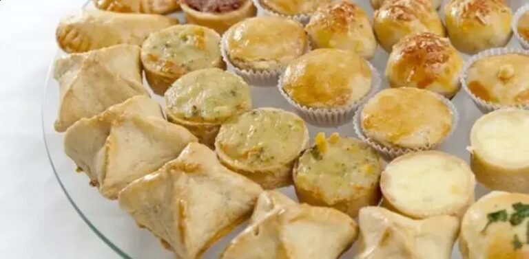 massa de salgado assado