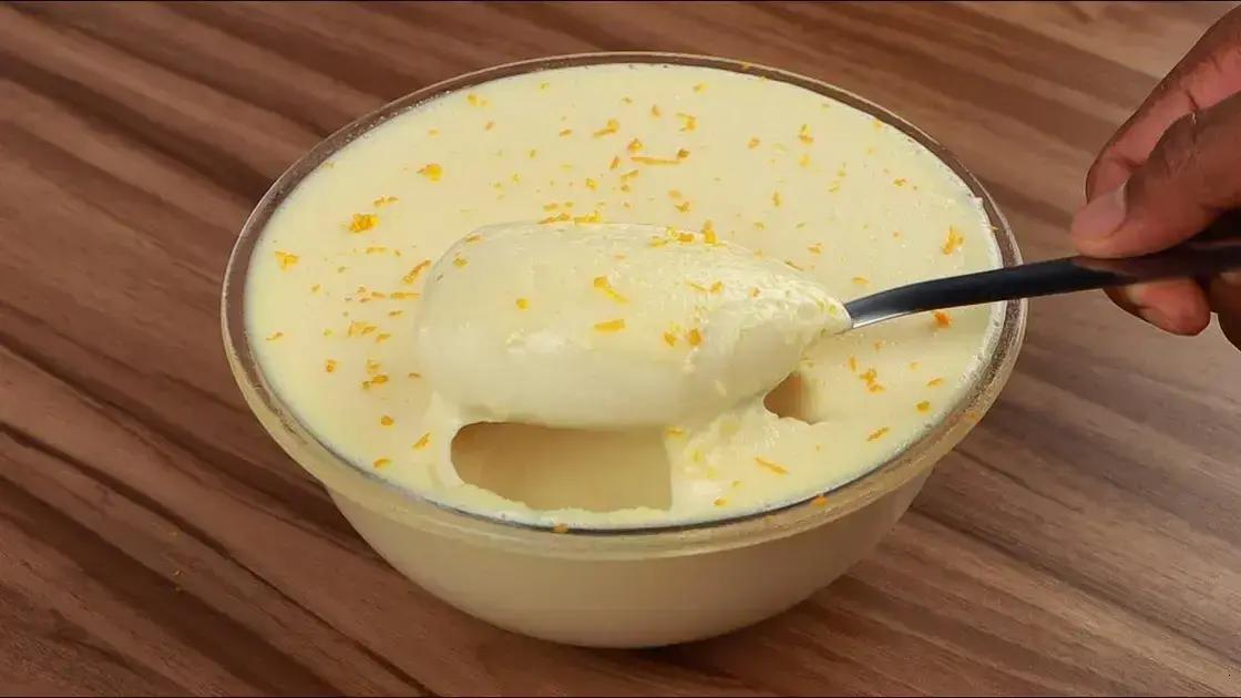Mousse de laranja