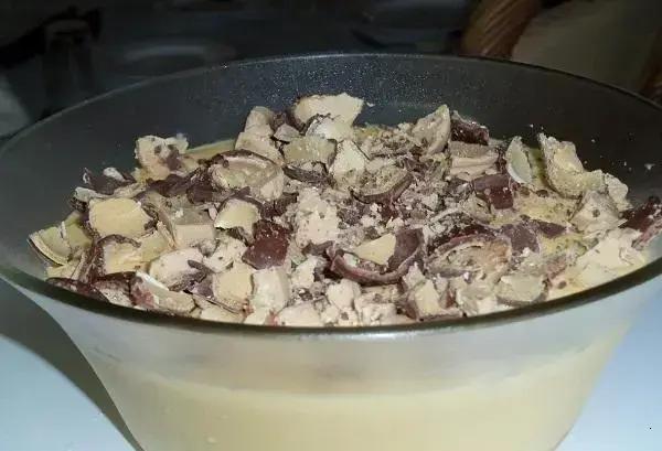 mousse de leite condensado com sonho de valsa