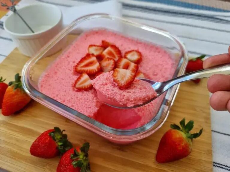 Mousse de morango