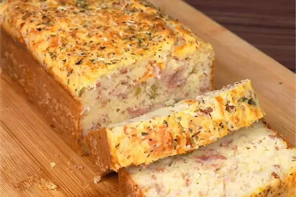 Pão de forma de liquidificador recheado