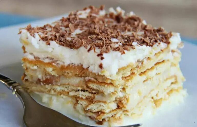 Pavê de bolacha de maizena