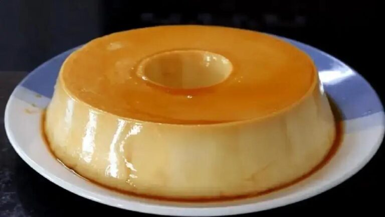 Pudim de leite ninho