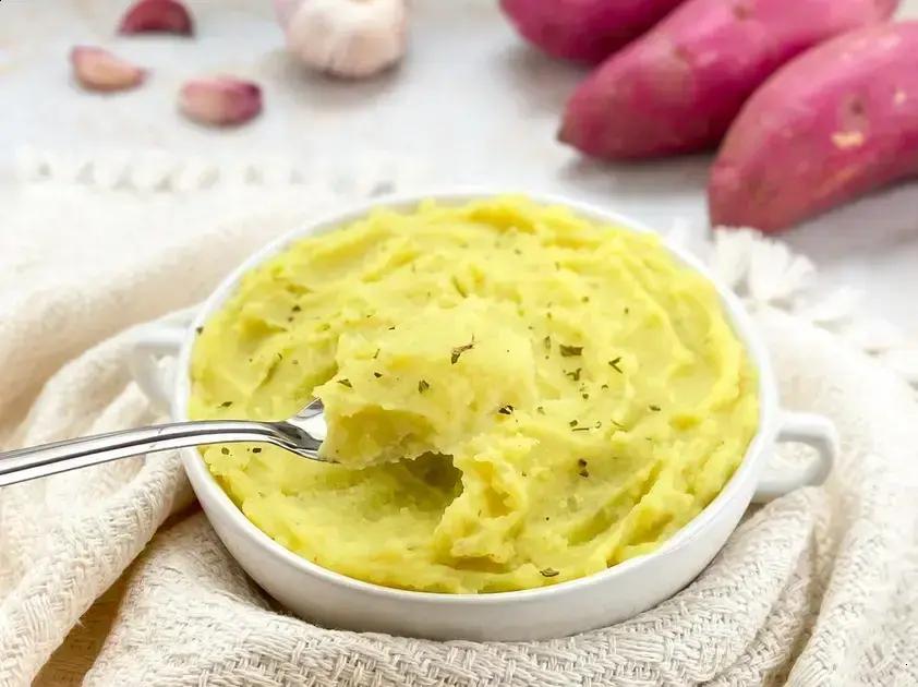 Purê de batata doce