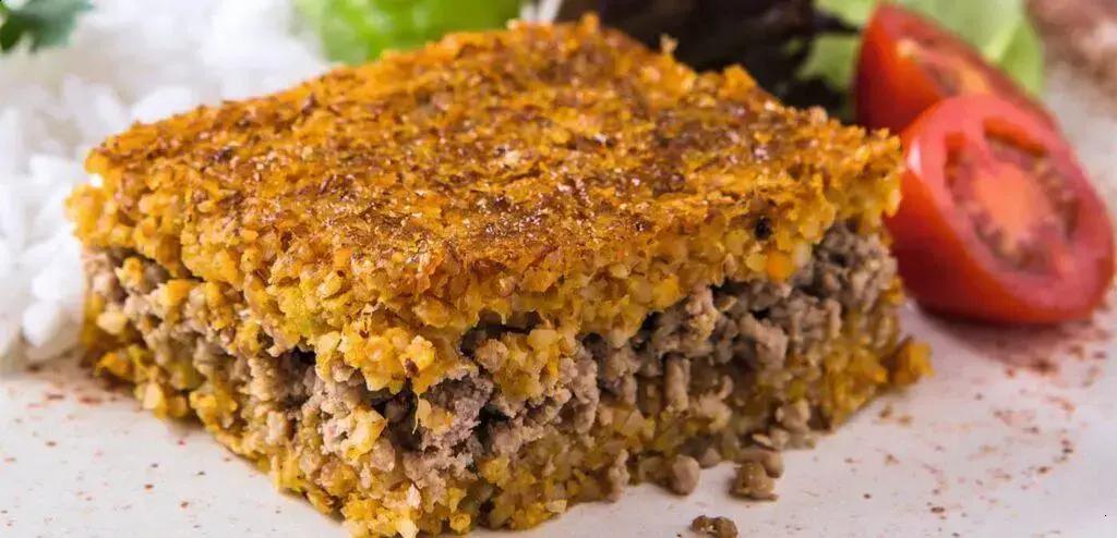 Quibe vegetariano com abóbora e hortelã