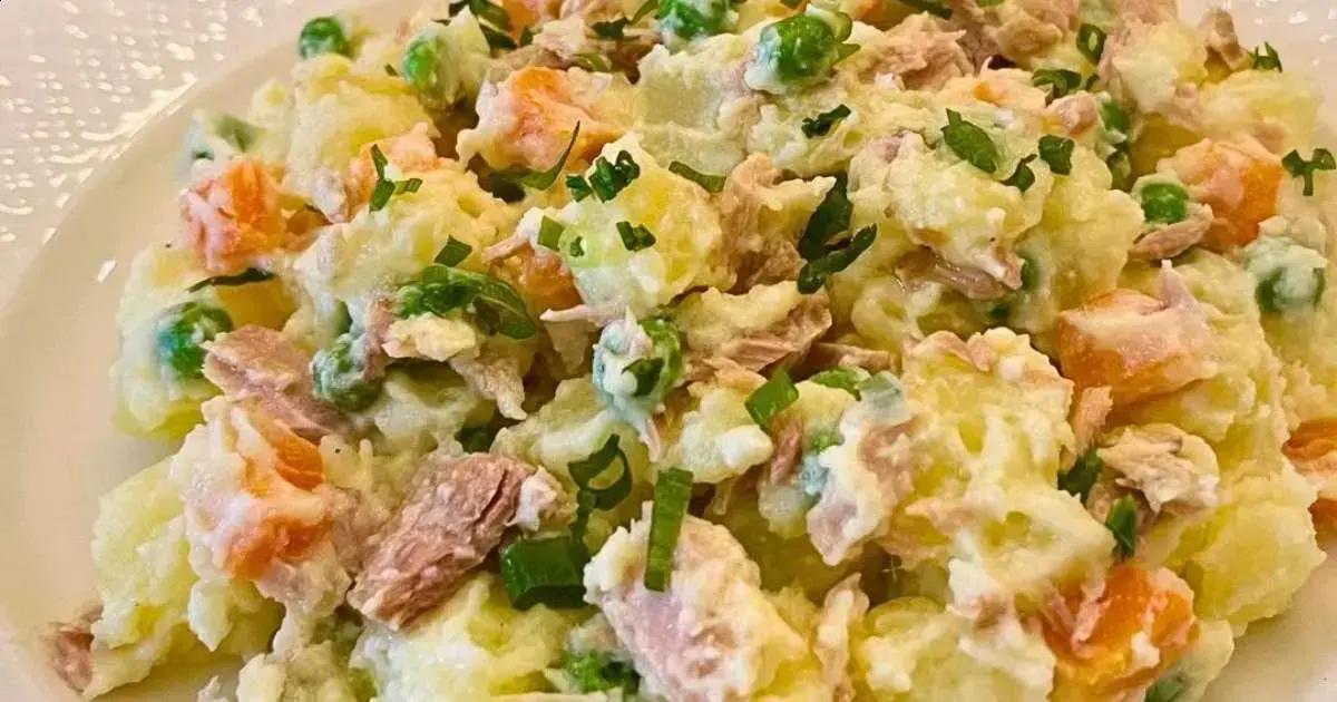 salada de atum com maionese