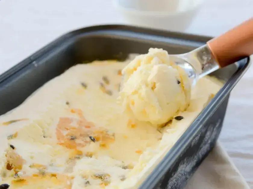 sorvete caseiro de leite ninho