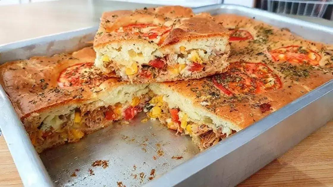 Torta salgada de atum