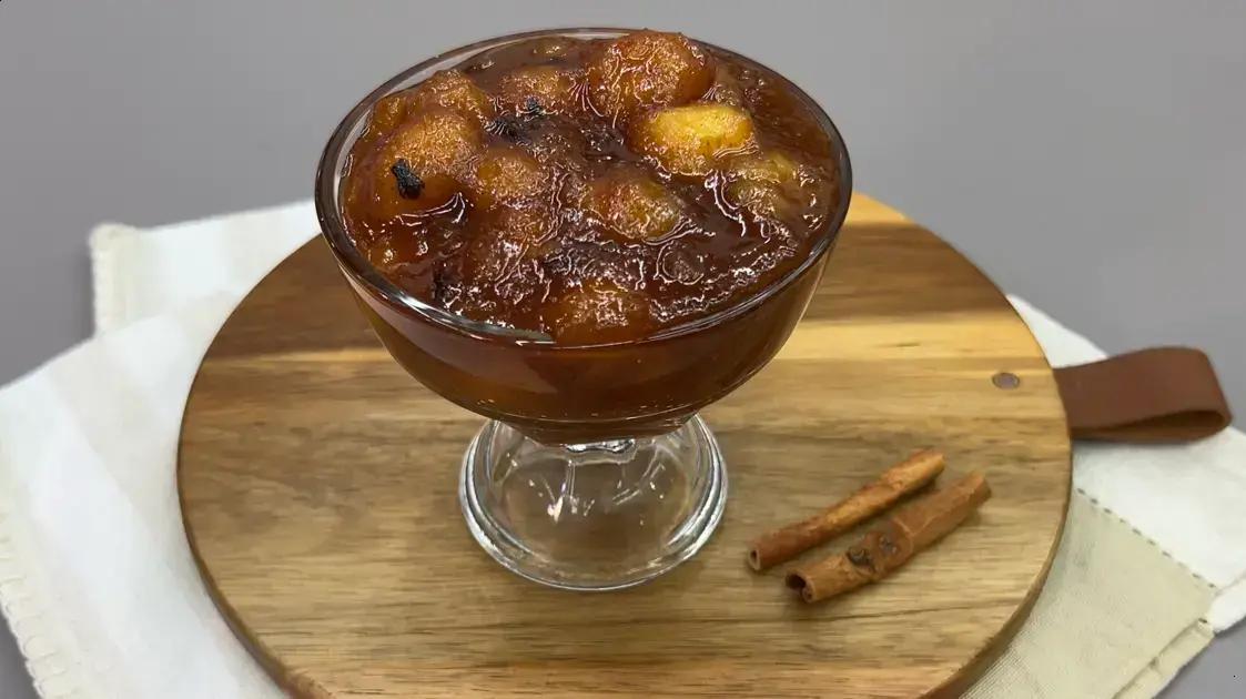 doce de banana na panela de pressão