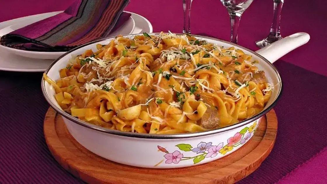 macarrão cremoso