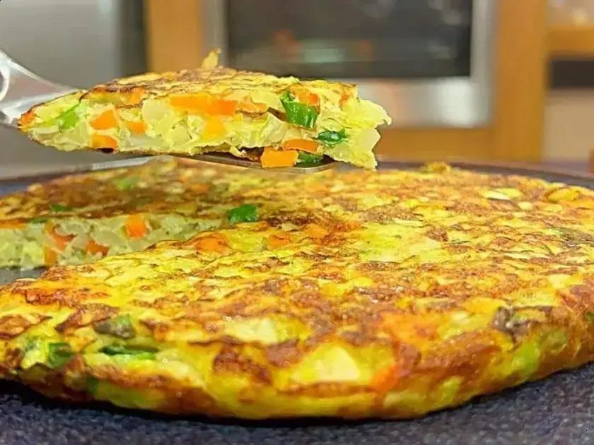 Omelete de legumes